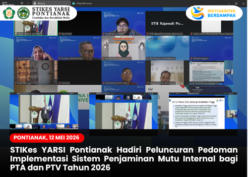 stikes-yarsi-pontianak-hadiri-peluncuran-pedoman-implementasi-sistem-penjaminan-mutu-internal-bagi-pta-dan-ptv-tahun-2026